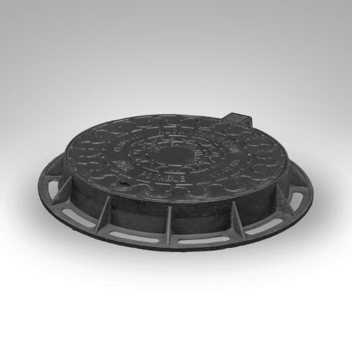 Conjunto Tapa y Anillo NCH 2080 D-400 con cerrojo | Zona Sanitaria