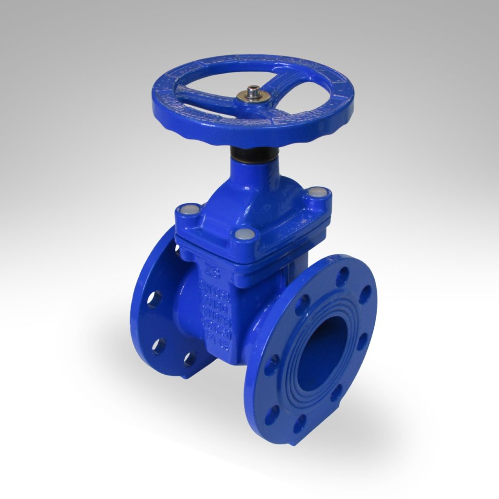 Válvula Compuerta Elástomérica FD con Volante conexión Brida | Zona Sanitaria