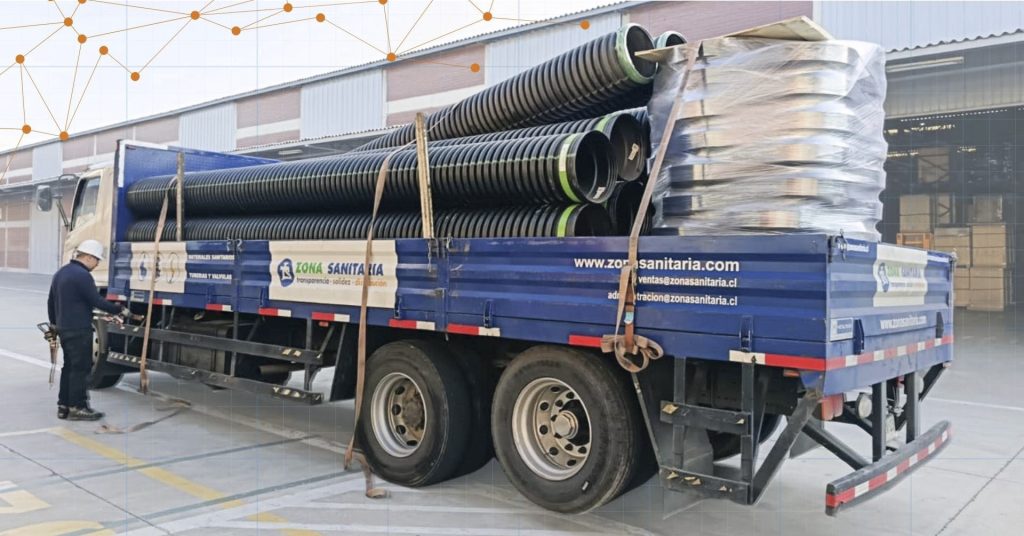 Camión de Zona Sanitaria listo para despacho